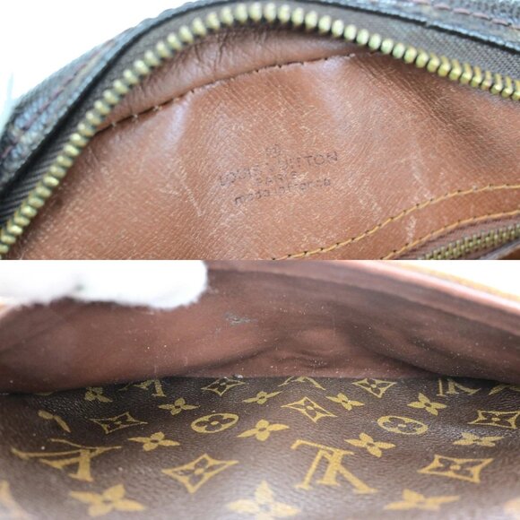 LOUIS VUITTON Senlis Shoulder Bag Monogram Leather Brown France M51222 67YH028 - Picture 4 of 16